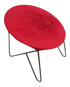 1950 Hedstrom Saucer Folding Hoop Lounge Chair With Hair Pin Leg