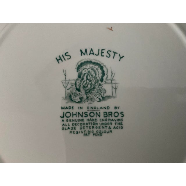 Johnson Brothers 1950s Johnson Brothers Turkey Plate For Sale - Image 4 of 7