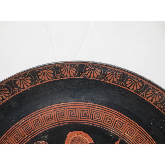 Late 20th Century Greek Studio Plate of Thesus in the Realm of Ampfilicites Late 20th For Sale - Image 5 of 9