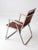 Vintage Mid-Century Aluminum and Wood Folding Lawn Chair For Sale - Image 9 of 15