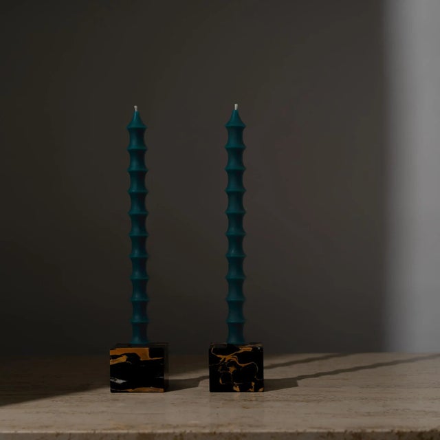 Hand-poured beeswax candles inspired by the graceful silhouettes of traditional bamboo pagodas. Made with 100% natural...