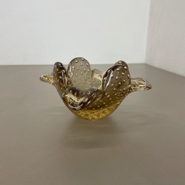 Article: Murano glass bowl, ashtray element by Barovier and Toso. Origin: Murano, Italy. Decade: 1970s. This original...
