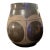 D Aguilar Blackware Pueblo Pottery Vase-Southwestern-New Mexico-Native American For Sale