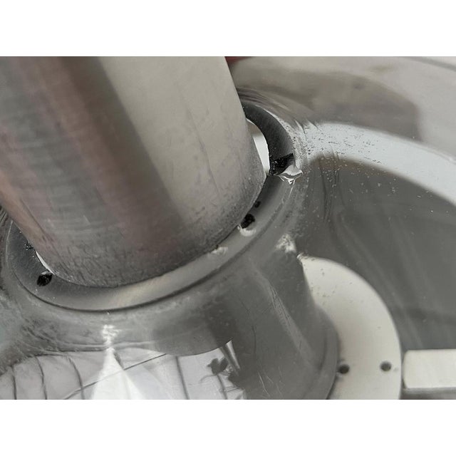 Mid-Century German Space Age Aluminum and Glass Globe Pendant Lamp from Doria, 1960s For Sale - Image 13 of 18