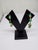Modern Natural 5.95cts Emerald Earring in 14k Gold For Sale - Image 3 of 8