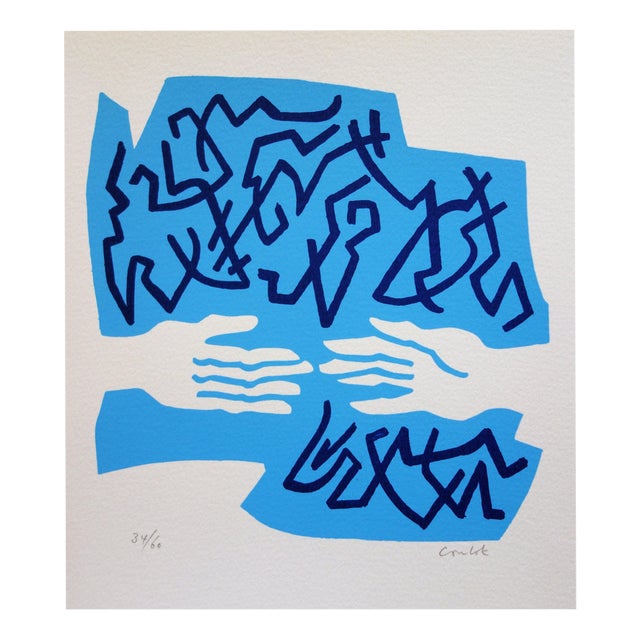 Jean Coulot, Friendship, Screenprint For Sale