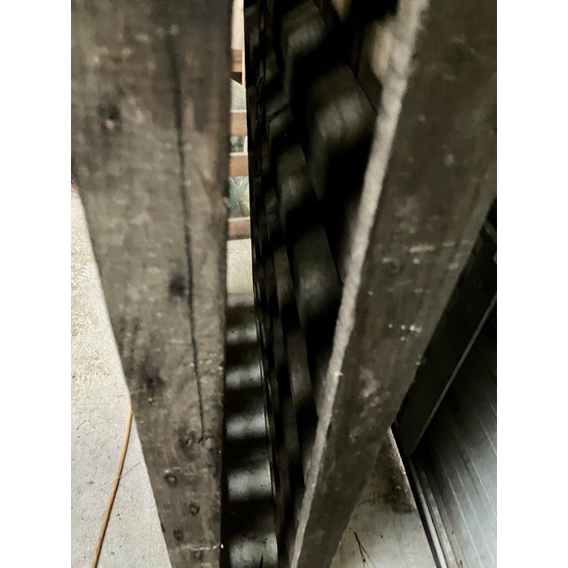 1980s French Country Wine Riddling Rack For Sale - Image 11 of 12