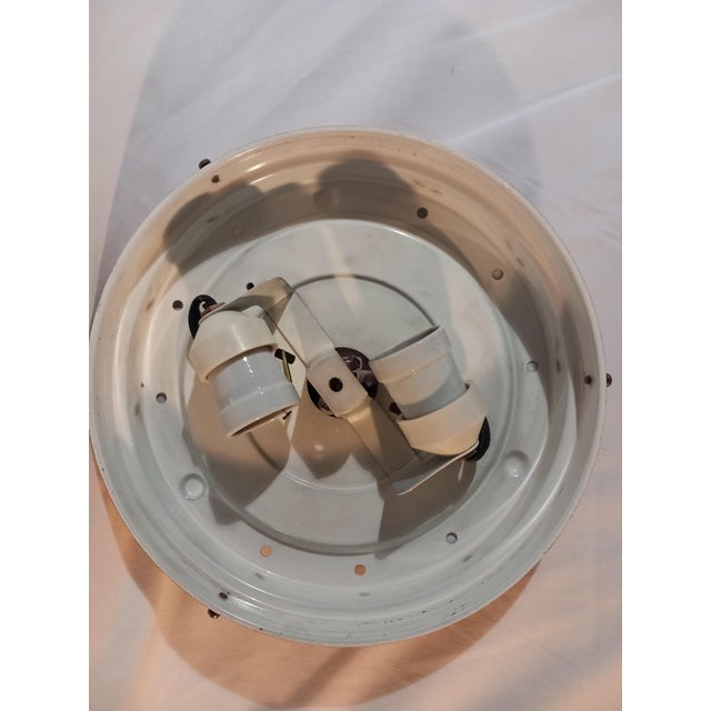 Vintage Ceiling Light with Glass Shade, 1970s For Sale - Image 10 of 14