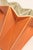 Ceramic Vintage "Prismatique" Orange and Green Vase by Belle Kogan for Red Wing Pottery For Sale - Image 7 of 12