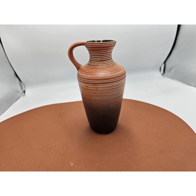 Vintage German Ceramic Vase, 1960s For Sale - Image 3 of 5