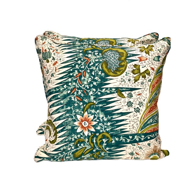 Boho Chic Les Indiennes Quadrille 20 Pillows A Pair Chairish