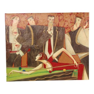 Andrei Protsouk Hand-Embellished Artist Proof Print, 'Scratch' For Sale