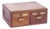 Antique Card Catalogue Organiser in Wood, 1920s For Sale