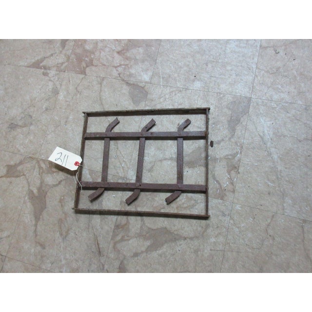 Antique Victorian Iron Gate Window Panel Fence Architectural Salvage Door #211 For Sale - Image 4 of 4