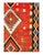 Tribal Pasargad DC Red Vintage Reversible Kilim Flat Weave For Sale - Image 3 of 3