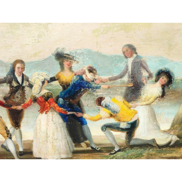 After Goya, Oil on Canvas, 18th Century, Framed For Sale - Image 10 of 14