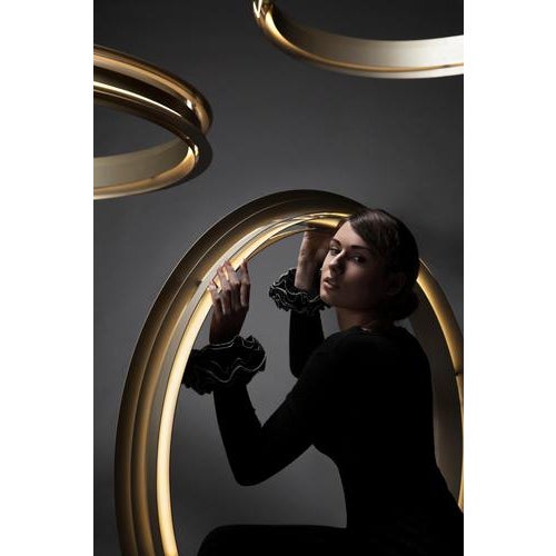 Empire I Small Anodized Black Aluminum Pendant Lamp by JSPR For Sale - Image 9 of 18