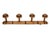 Early 20th Century French Faux Bamboo Coat / Hat Rack For Sale - Image 5 of 5