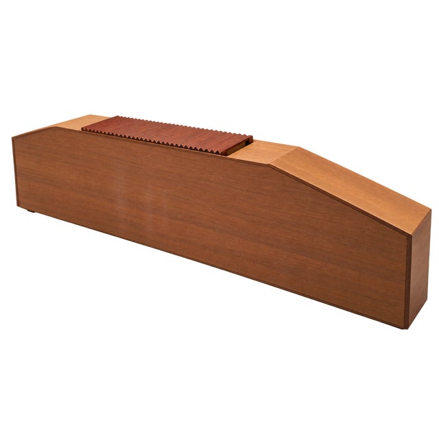 Marble and Wood Wall Console Table by Osvaldo Borsani, Italy, 1950s For Sale - Image 12 of 17