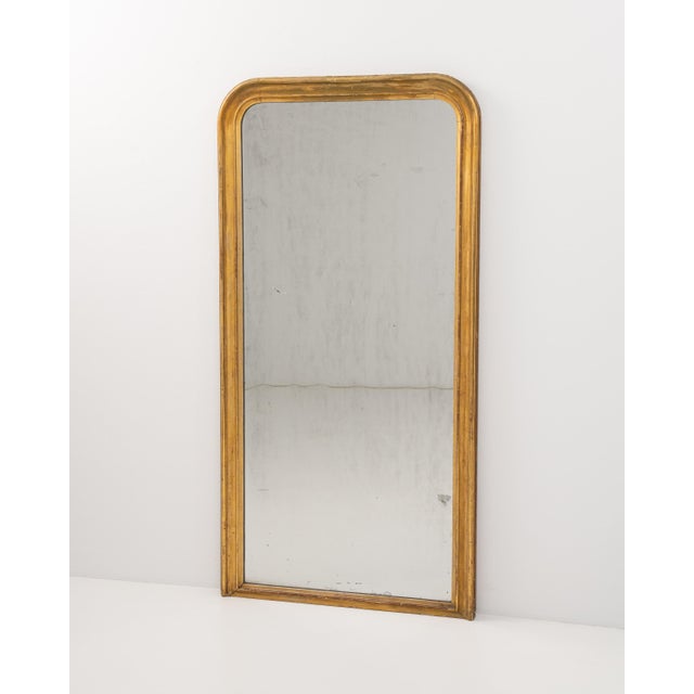 Late 19th Century Louis Philippe Giltwood Mirror For Sale - Image 5 of 9