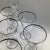 Platinum Band Water Goblets by Bryce -Set of 8 For Sale - Image 10 of 12