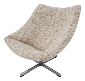 Oyster Chair with Cross Base by Pierre Paulin for Artifort, 1965