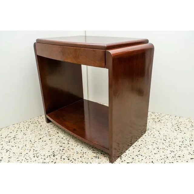 1930s Art Deco Bedside Night Table For Sale In Miami - Image 6 of 12