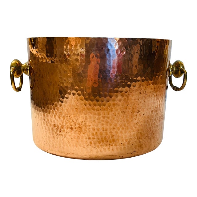 2000s WilliamsSonoma Copper Wine Cooler Chairish