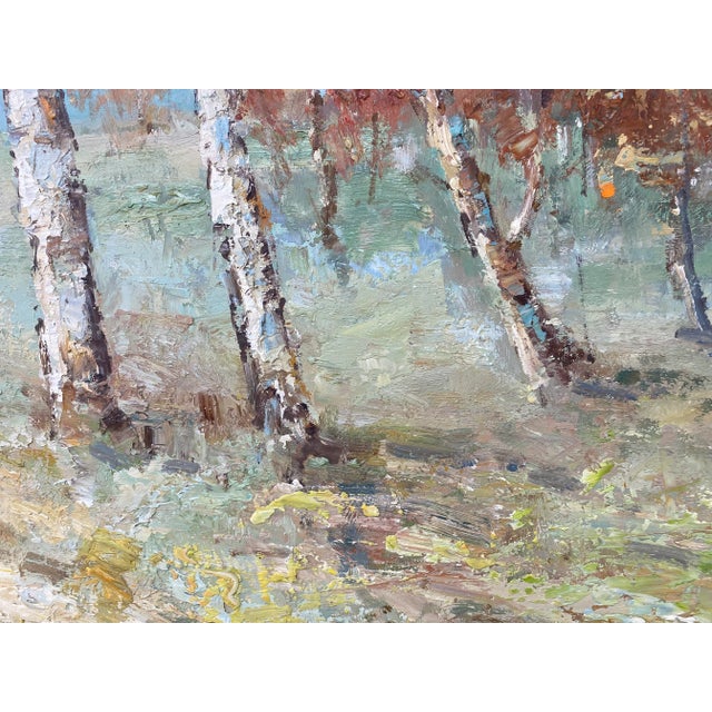 Impressionistic Landscape Original Oil Painting For Sale - Image 11 of 12