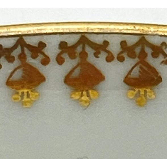 Pair of Antique 1800s Gda Limoges (Gerard, Dufraisseix & Abbot) Bouillon / Cream Soup Cups Rare For Sale - Image 13 of 18