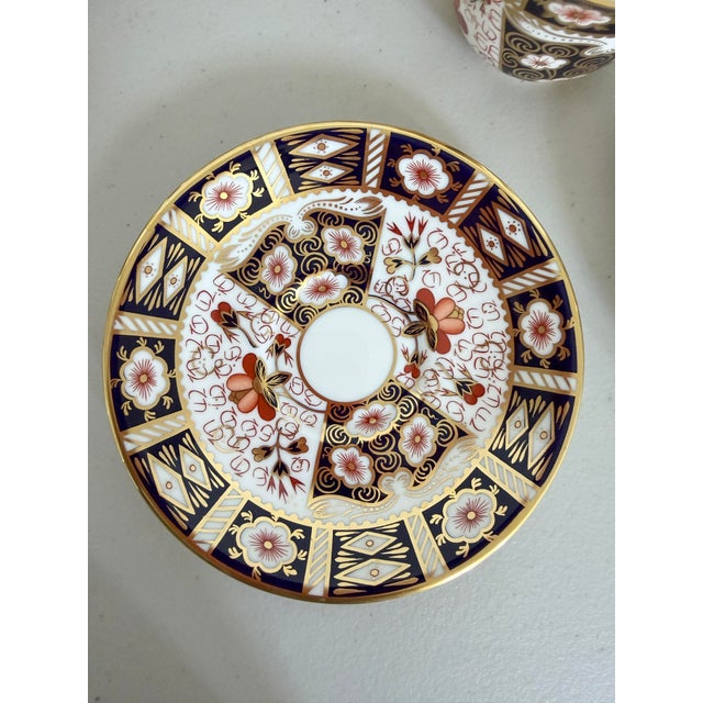 Early 21st Century Curated Royal Crown Derby Mix-and-Match Tea Service for 12 - 36 pcs For Sale - Image 5 of 12