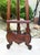 Wood Large, Floor-Standing, Antique, Mahogany, Rococo-Revival, Adjustable, Hand-Carved Easel, 1890’s For Sale - Image 7 of 11