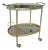 1970s Italian Brass Tea Cart For Sale