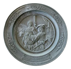 Pewter Wall Plate, 1634