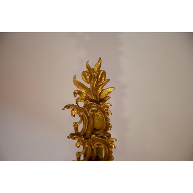 19th Century French Gilt Letter/Calling Card Rack For Sale - Image 4 of 6