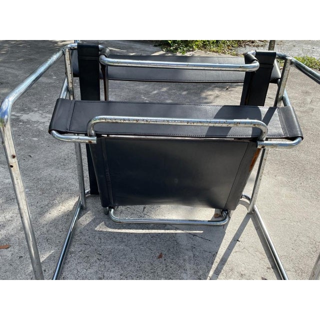 Mid 20th Century Mid 20th Century Mid Century Modern Wassily Style Chair For Sale - Image 5 of 6