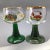 Emerald Green Beehive Stem German Souvenir Goblets-Set of 13 For Sale - Image 11 of 13