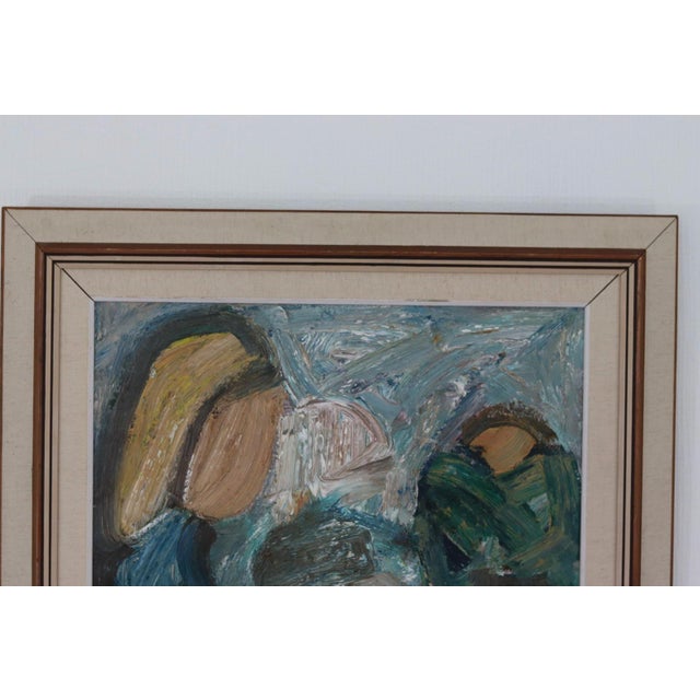 Gösta Falck, Morning Coffee, 1960s, Oil on Canvas, Framed For Sale - Image 5 of 18