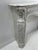 Stone Louis XV Style Fireplace in White Veined Carrara Marble, 1800s For Sale - Image 7 of 15