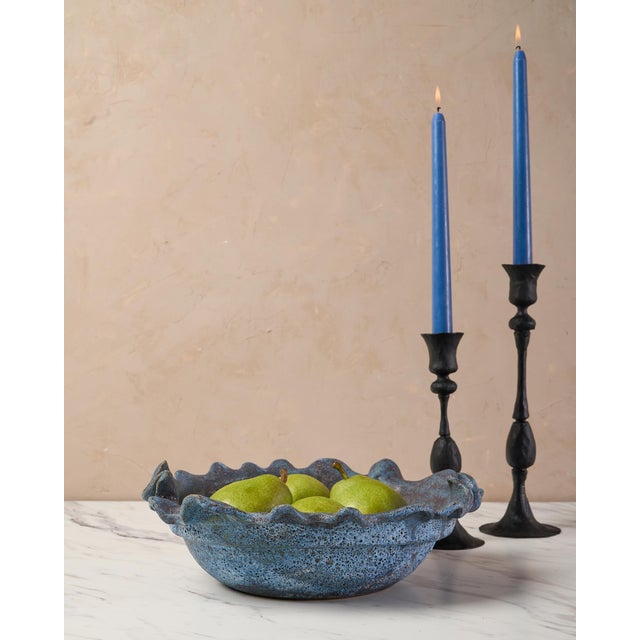 The Organic Modern Decorative Bowl by ANK Studios is a limited-edition, handmade ceramic centerpiece bowl distinguished by...