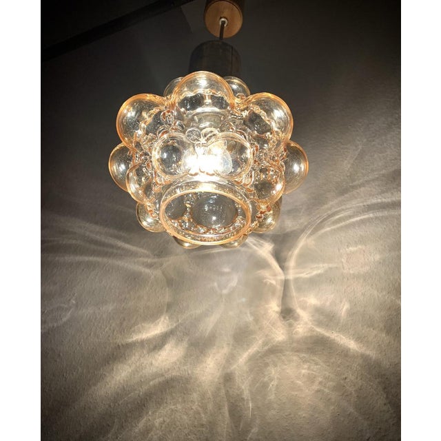 1970s Bubble Glass Pendant Lamp by Helena Tynell for Glashütte Limburg, 1970s For Sale - Image 5 of 14