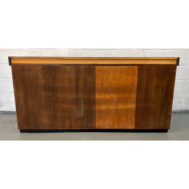 Vintage Modern Figured Wood Buffet For Sale - Image 16 of 18