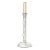 A Cast-Glass Candlestick Lamp For Sale