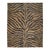 Schumacher Zebre 9' x 12' Hand-Knotted Rug in Brown/ Black For Sale