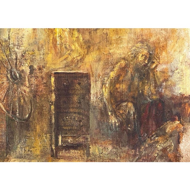 1980s Gabriel Jozsef, Hungary, 1989, Oil Landscape For Sale - Image 5 of 12