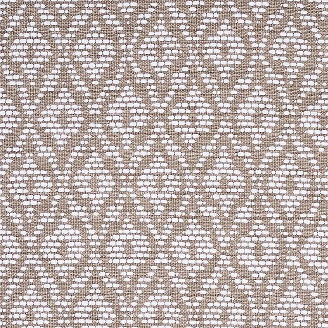 Schumacher Red Hook Fabric in Taupe For Sale