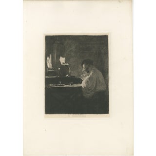 C.L. Dake, The Diamond Cleaver, 1888, Amsterdam Diamond Industry Etching For Sale