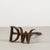 Metal Antique Fire Branding Stamp Tool with Initials D.M. For Sale - Image 7 of 9