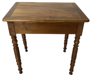 Antique Louis Walnut Desk with Drawer