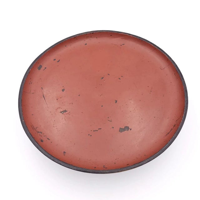 Circa 1900 Black and Red Japanese Tazza For Sale In San Francisco - Image 6 of 8